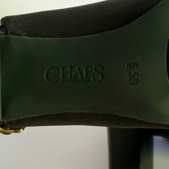 Chaps Peeptoe Slingback Booties - Picture 8 of 8